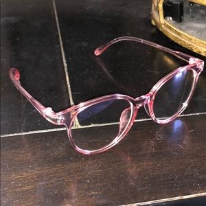 Clear Frames - Light Rose Tint